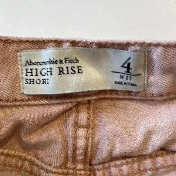 Abercrombie and Fitch distressed high rise shorts size 4 - Picture 5 of 5